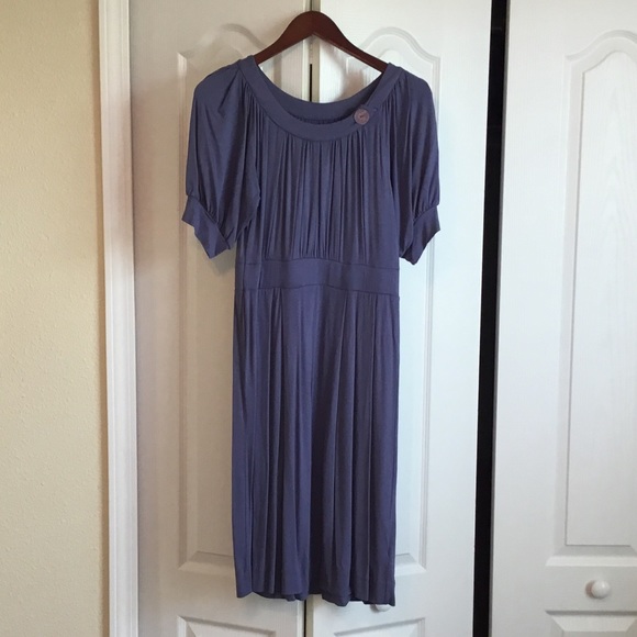 Anthropologie Dresses & Skirts - Ric Rac Anthropologie M Blue dress Jersey knit
